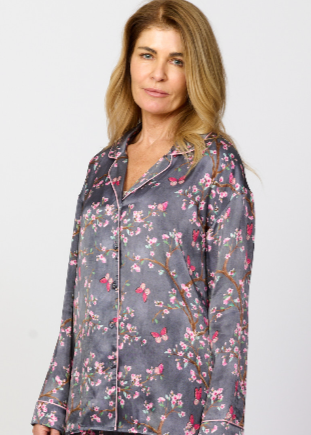 Cherry Blossom Classic Pyjama Shirt